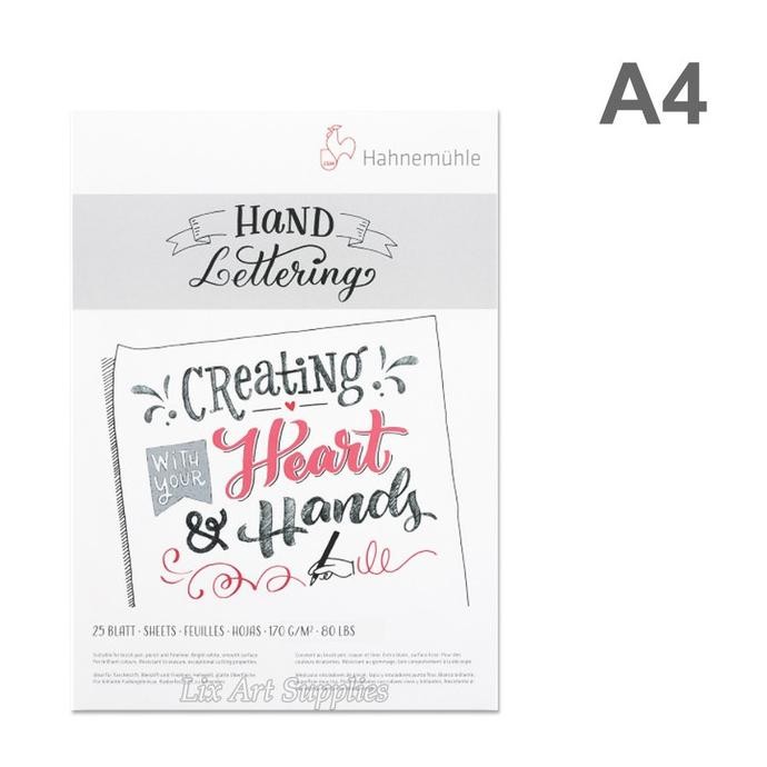 

DISKON Hahnemuhle Hand Lettering Pad A4 x 25 sheets