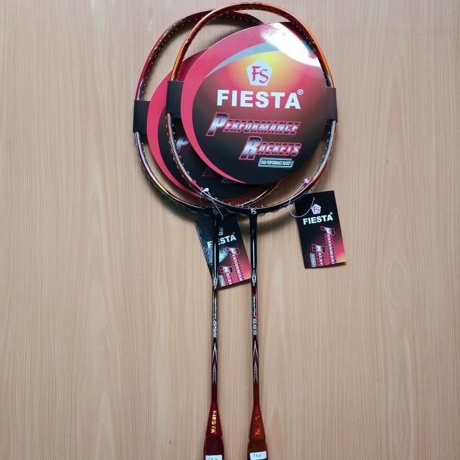 Spesial Raket Badminton Fiesta Original Break Free 555 Full Carbon 35 Lbs