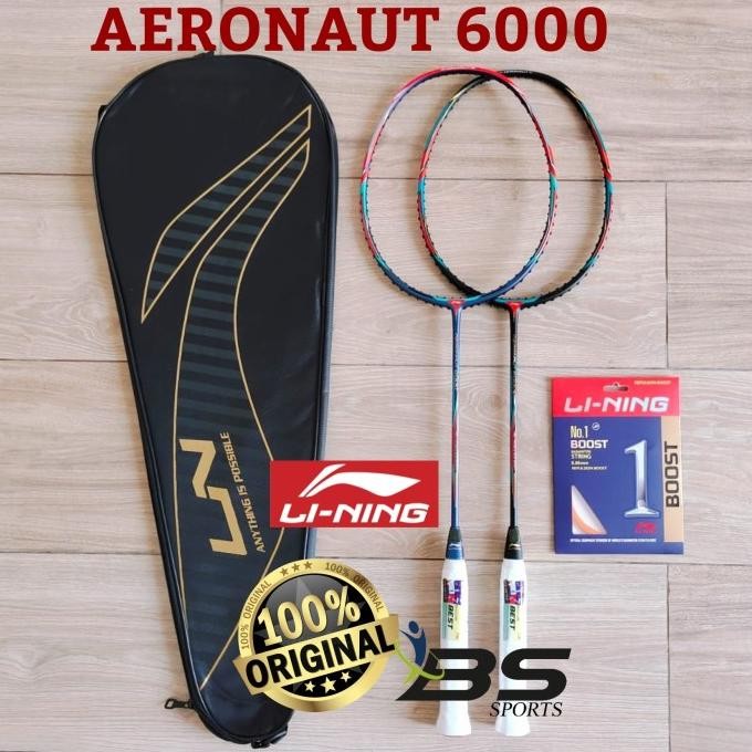 Terjangkau Raket Badminton Lining Aeronaut 6000 Combat 6000C Original