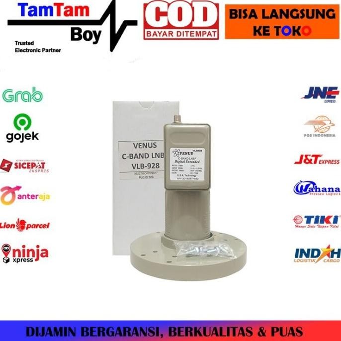 LNB C BAND SINGLE OUT VENUS VLB-928 1 SATELIT 1 RECEIVER PARABOLA HEMAT