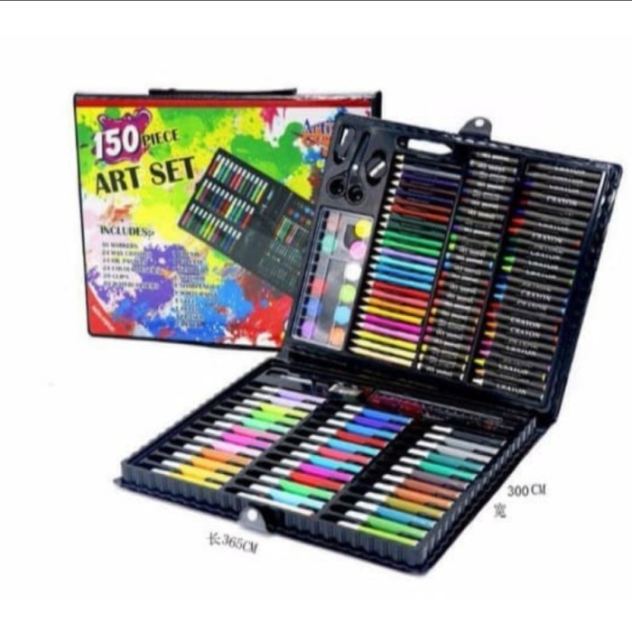 

Pensil Warna 150Pcs - Alat Tulis Set Crayon Colouring Set 150Pcs Art