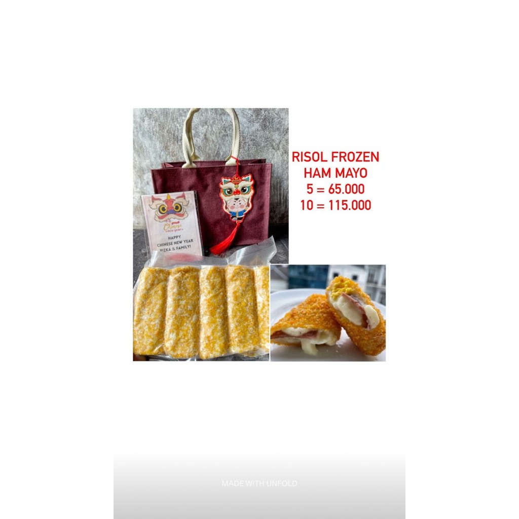

RISOL FROZEN MAYO PAKET TAS MERAH / HAMPERS IMLEK / CNY EDITION - READY