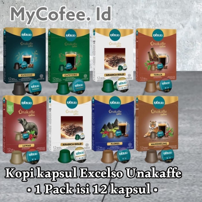 

PROMO! Kopi Kapsul Excelso unakaffe espresso