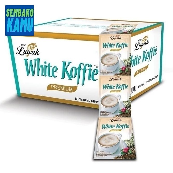 

PROMO! Kopi Luwak White Coffee 1 Dus Karton isi 200 sachet