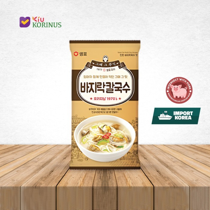 

K- Sempio Clam Noodle Soup Kal Guksu/Mie Instan Kuah Rasa Kerang .