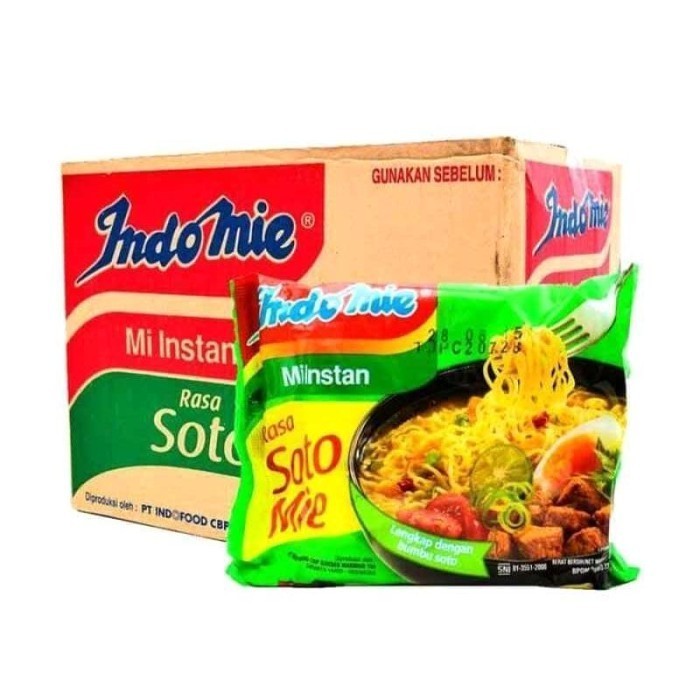 

TERBARU! Indomie Soto Mie [70 gr/ 40 pcs/ Dus]