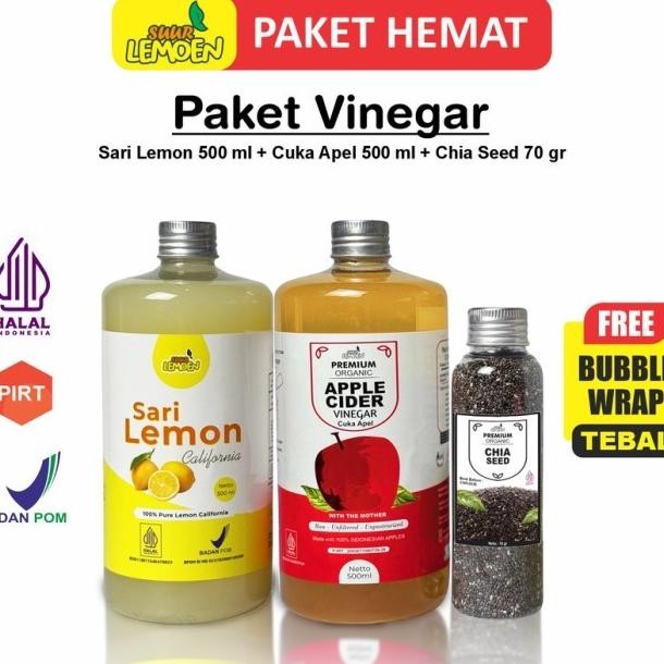 

Uur Lemoen Paet Ehat 3In1 Cua Apel Ml Ari Lemon Ml Dan Chia Eed 70Gr Bpom Dan Halal Ch91