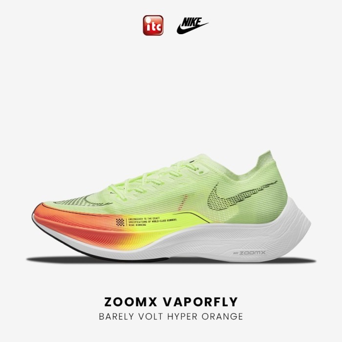 Nike Original ZoomX Vaporfly Next% 2 Barely Volt Hyper Orange