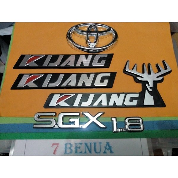 Jual Logo Atau Emblem Toyota Kijang Grand Extra Sgx 1.8 Tahun 1996 Depan
