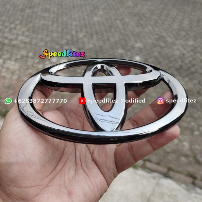 Jual Logo Toyota Black Chrome Depan Belakang Toyota Raize 2021 Emblem Raize