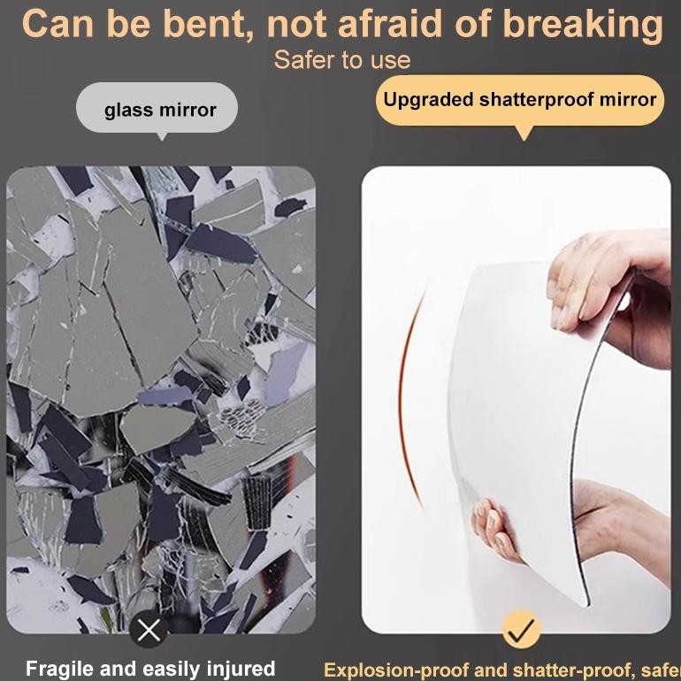 Cermin Aesthetic Diameter Cermin Bulat Cermin Dinding Cermin Gantung Cermin Bulat Aesthetic