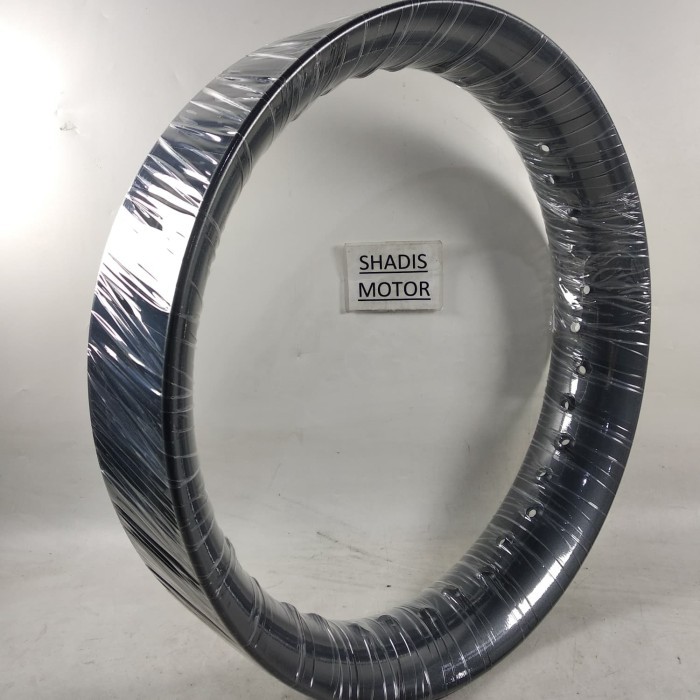 Velg Almini Comet Black / Hitam U Shape Ukuran 300 Ring 17