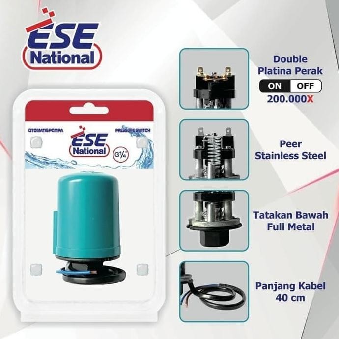 OTOMATIS POMPA AIR 1/4" ESE NATIONAL RESTOCK