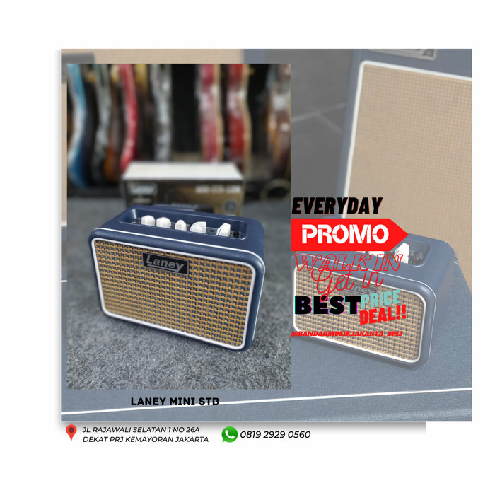 TERLARIS Laney Mini-STB-Lion 6W 2x3 Bluetooth Guitar Combo ,BMJ