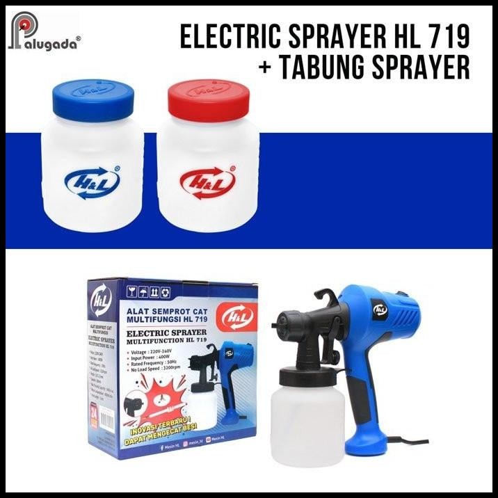 Paket HL 719 Electric Sprayer Tabung 800 ml HL719