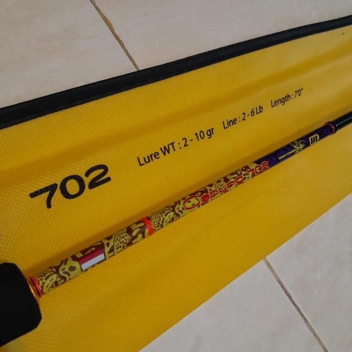 Joran Pancing Capung 702 UL SE 2-6lb spinning Relix Nusantara New 2022
