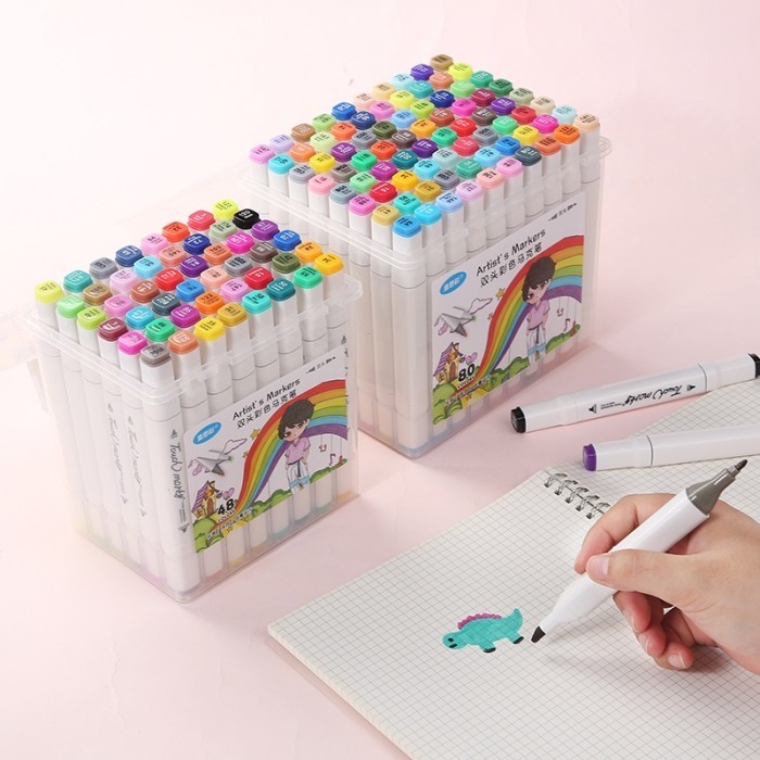 

SALE TERLARIS TOUCH SPIDOL DUAL SIDE FINE ART - ART MARKER SET MULTICOLOR READYY