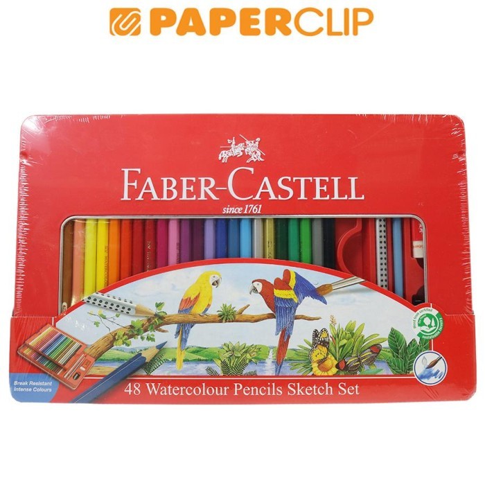 

SALE TERLARIS PENSIL WARNA FABER CASTELL WATERCOLOR 115939 48C TINCASE READYY