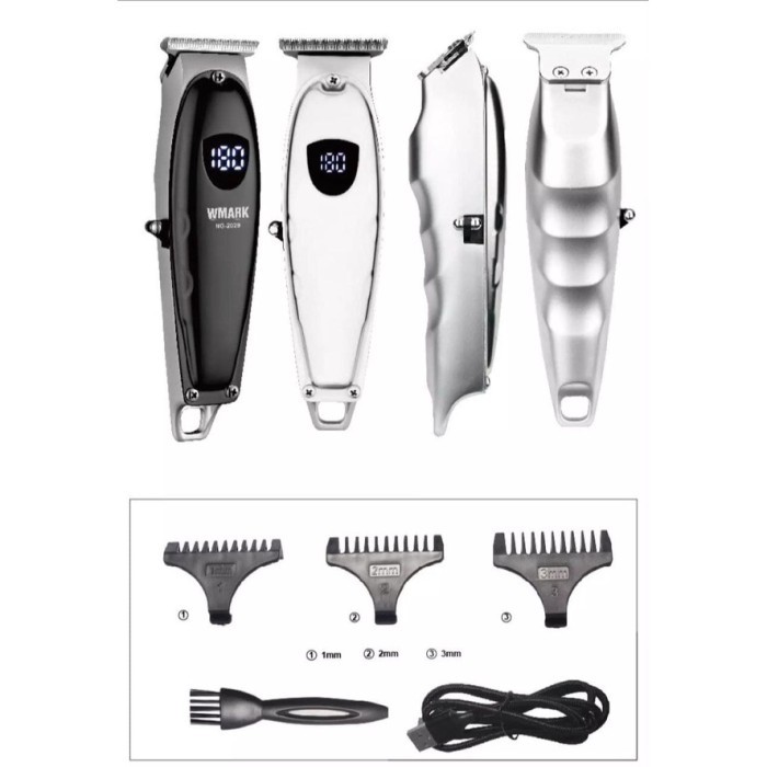 Alat Cukur Wmark Hair Trimmer NG 2029 Detailer dgn LED All Metal