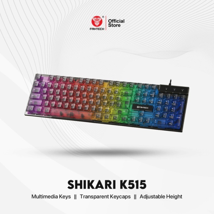 S K515 Keycaps Transparan Keyard Rgb Membrane