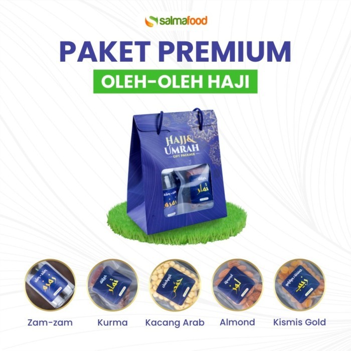 

Paket Premium Oleh Oleh Haji & Umrah Salmafood Kurma Kismis Zamzam Ori