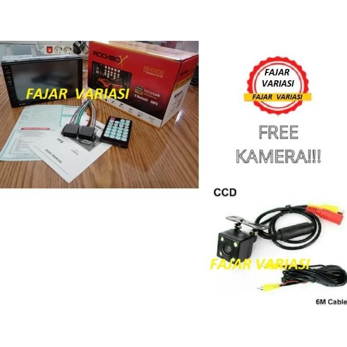 Head Unit RockBox RB-6908 7" Universal + Kamera mundur