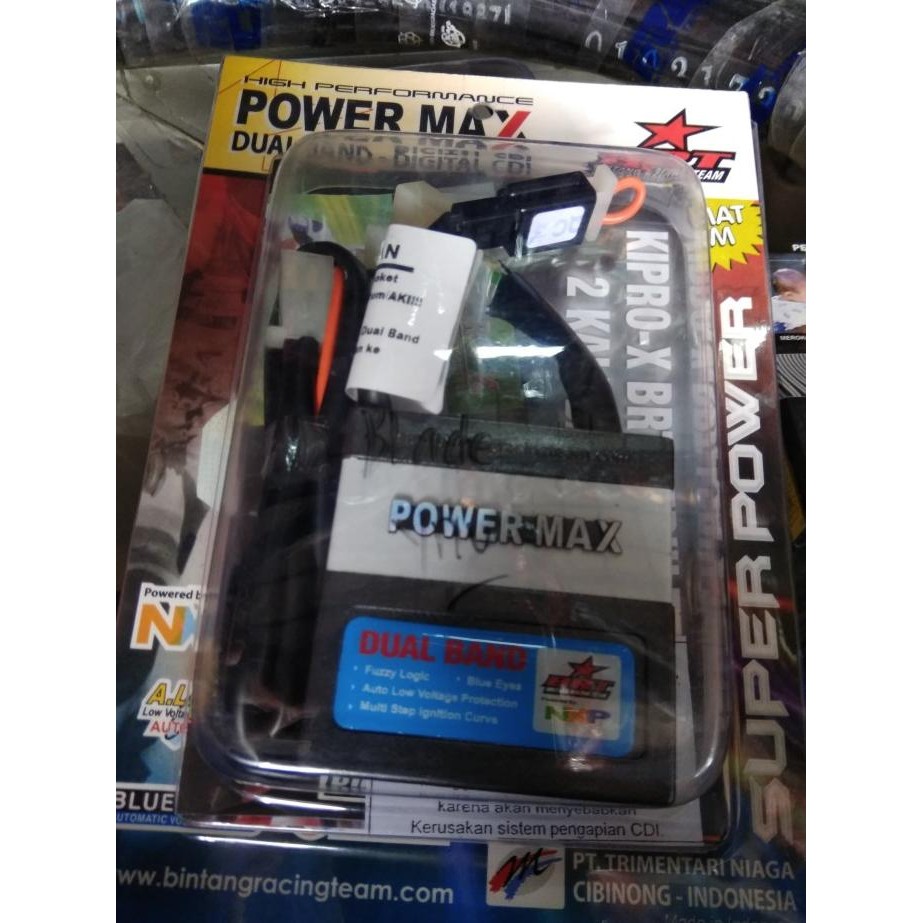 CDI BRT RACING POWERMAX DUALBAND TR honda blade 110 cc absolute revo