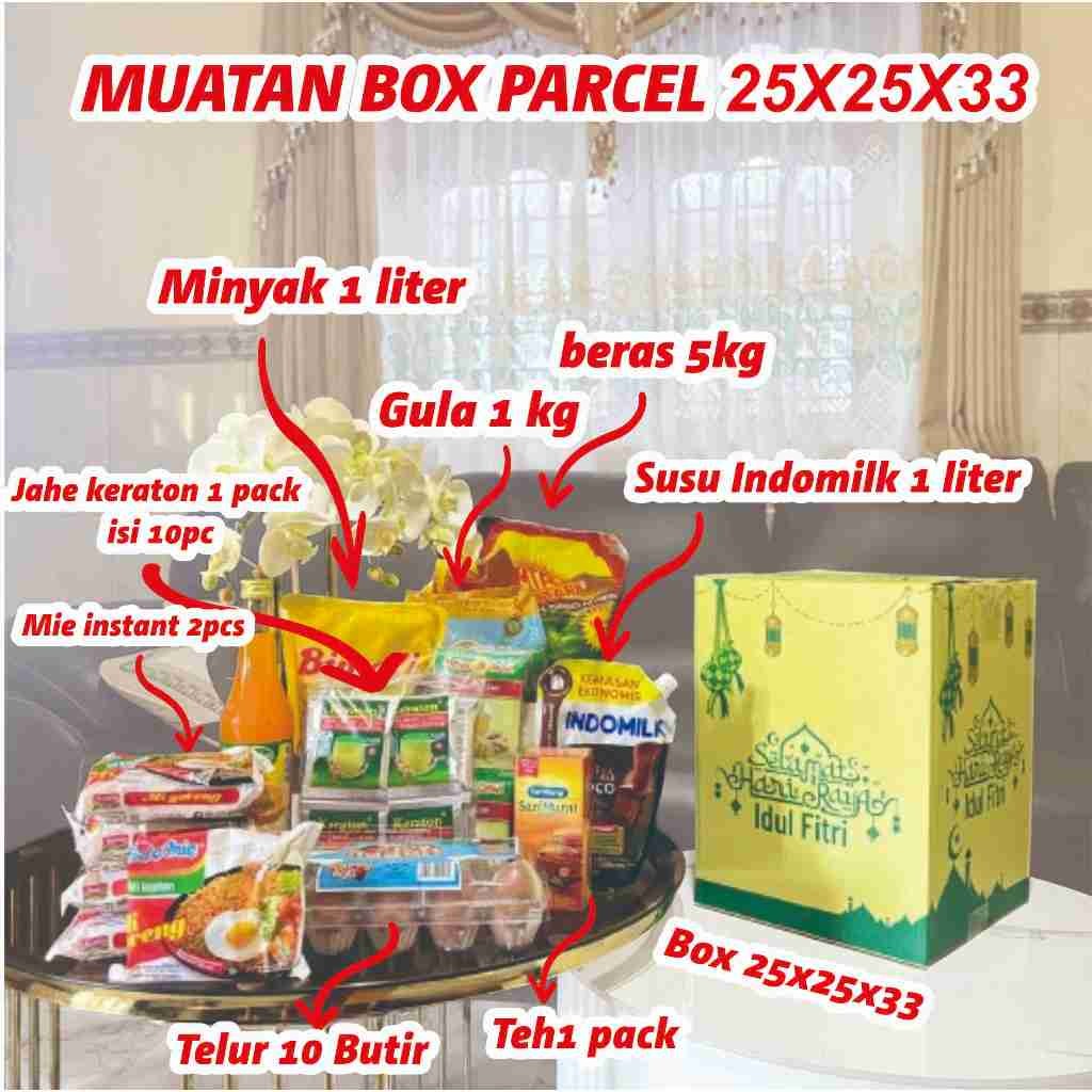 

Box Parcel 25X25X33 Cm / Box Eidul Fitri / Kardus Parcel Hari Raya Idul Fitri