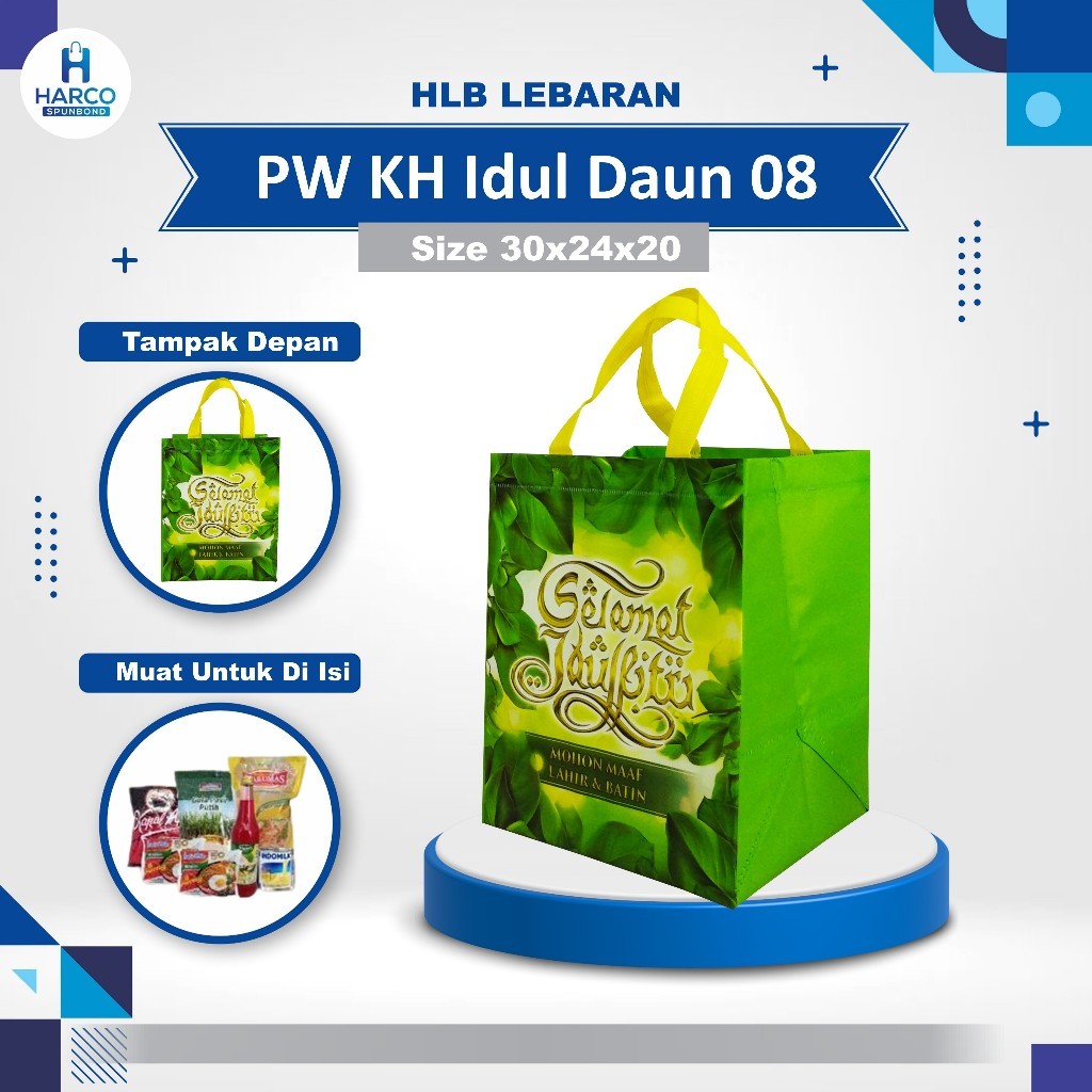 

Tas Parcel Lebaran Laminasi Tas Hampers Idul Fitri Goodie Bag Lebaran Laminasi Jumbo Tas Bingkisan