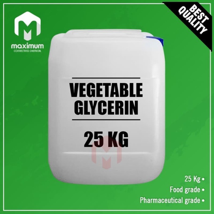 Gliserin Nabati / VG / Vegetable Glycerine Pharmateutical Grade 25 Kg