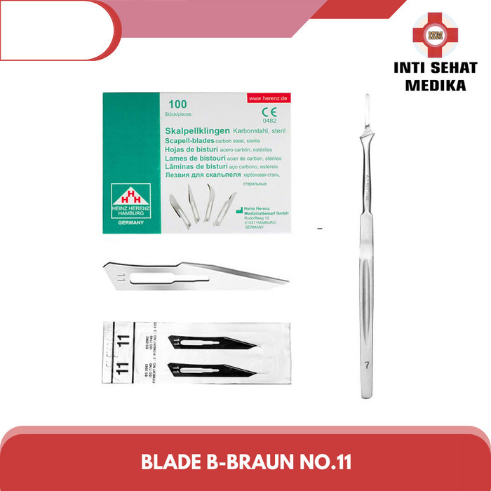 B-Braun Aesculap No.11/ Pisau Bedah BBraun No.11/ Surgical Blade No.11