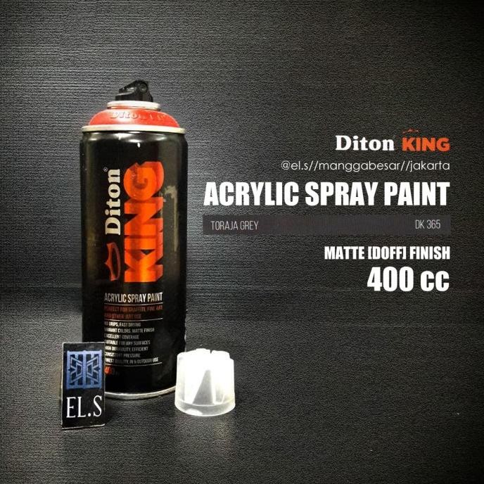 

Promo Diton King DK365 TORAJA GREY - Acrylic Spray Paints COD