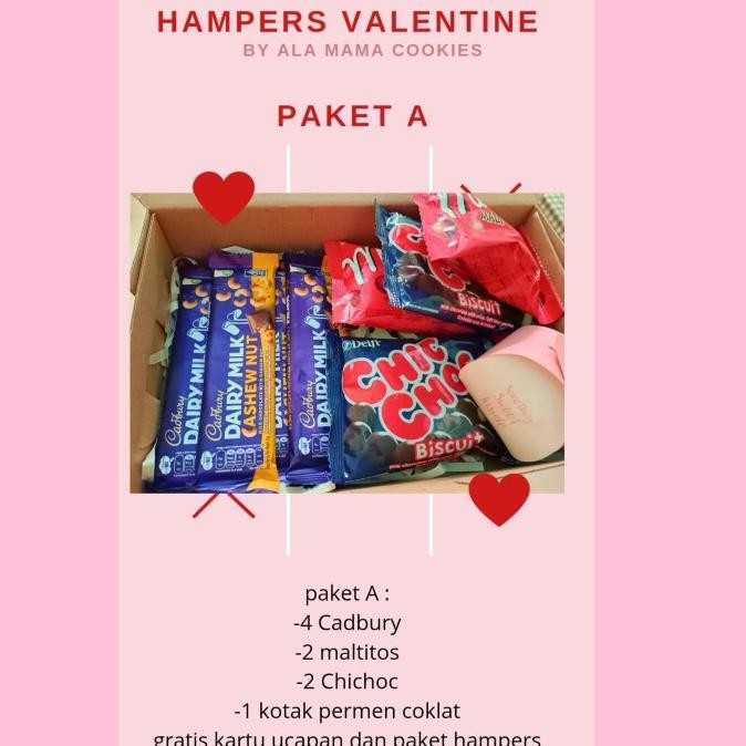 

Kado Hampers Valentine Brownies Coklat 2021