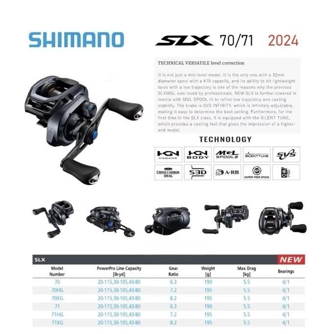 Shimano SLX MGL 71 HG / XG SALE