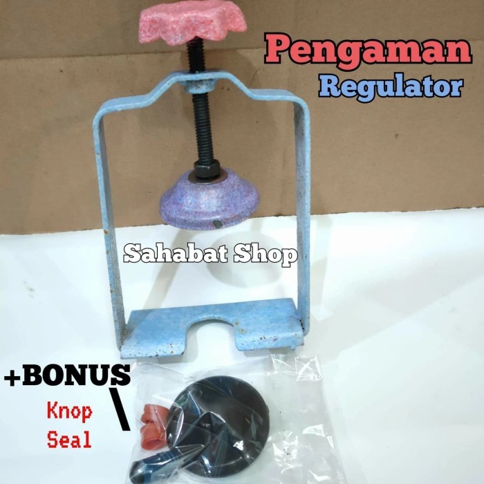 Pengaman Pengunci Regulator Tabung Gas Lpg 12Kg 5Kg 3Kg + Bonus