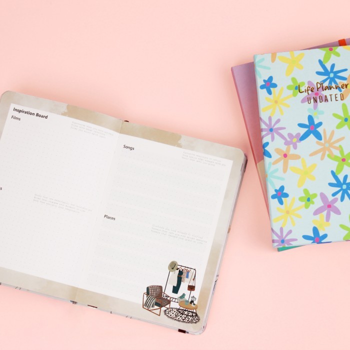 

bukuqu Life Undated Planner - Agenda - Notebook - Journal - Notes