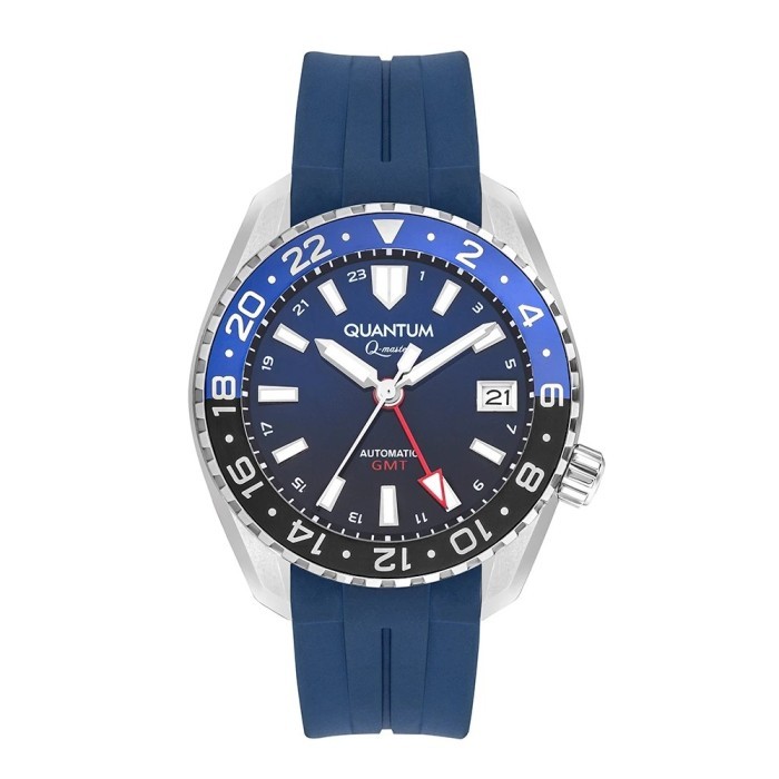 Jam Tangan QUANTUM Q-Master Pria Original QTM QMG1105.399 Blue Black Dial