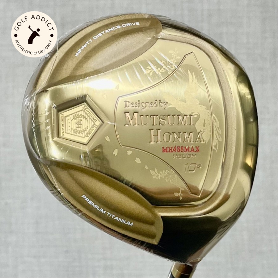 Stick Golf Driver Mutsumi Honma MH488Max Phoenix GOLD Loft 10.5 Non Conforming