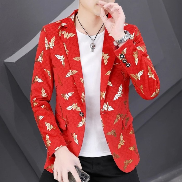 AppleDezign New styleMen's coat top single item gold plated craft fashion and