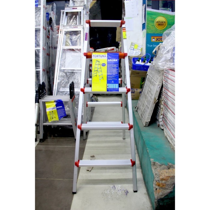 TANGGA LIPAT LADDER ALUMINIUM FORTUNA AROMA AR 05 AR05 MULTI PURPOSE