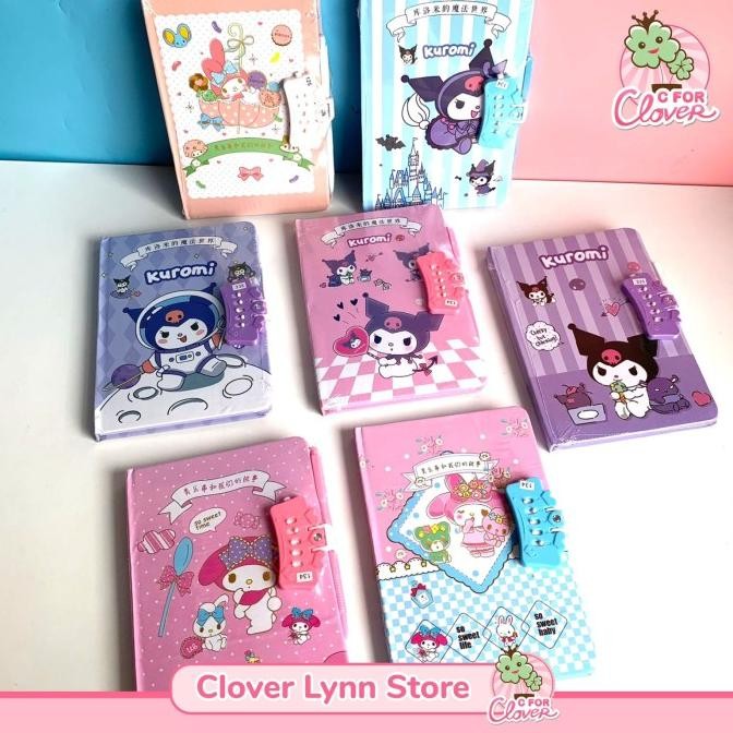

Promo CUTE CHARACTER NOTE BOOK PLUS PEN WITH PIN LOCK buku tulis diary sampu COD