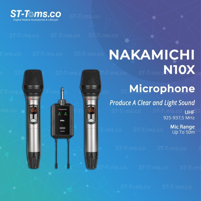 Nakamichi N10X / N 10X / N-10X 2Pcs Microphone Wireless