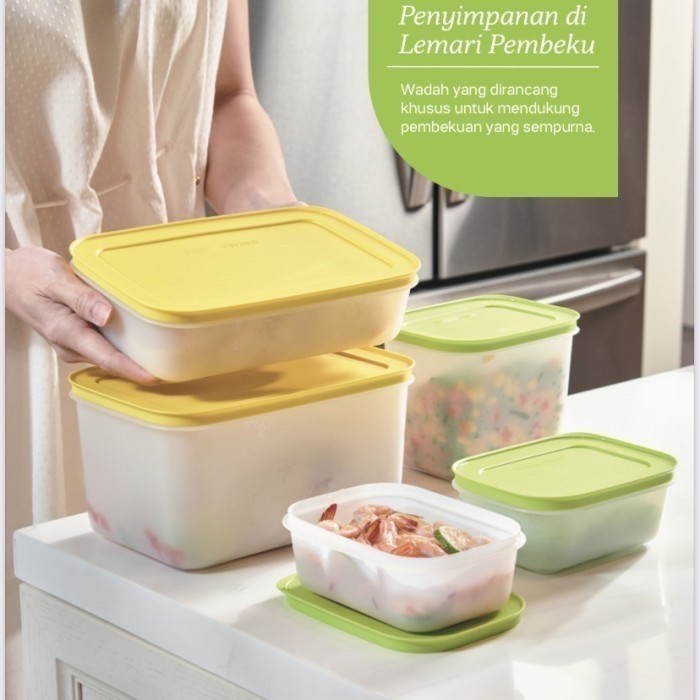 Tempat menyimpan makanan di kulkas Tupperware Freezermate 1 Pc