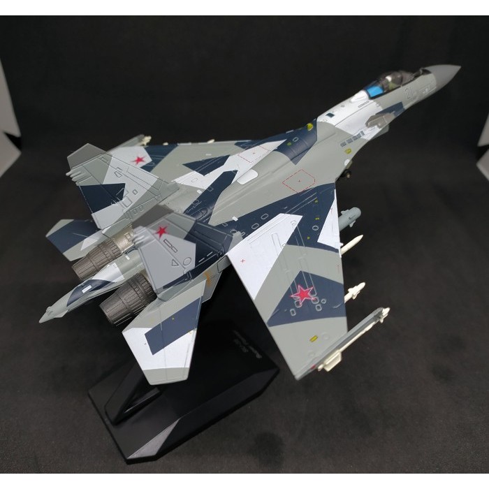 Best seller ~`~ ON SALE Diecast Pesawat Jet Tempur Sukhoi Su-35 Su-27 Skala 100 ~~~