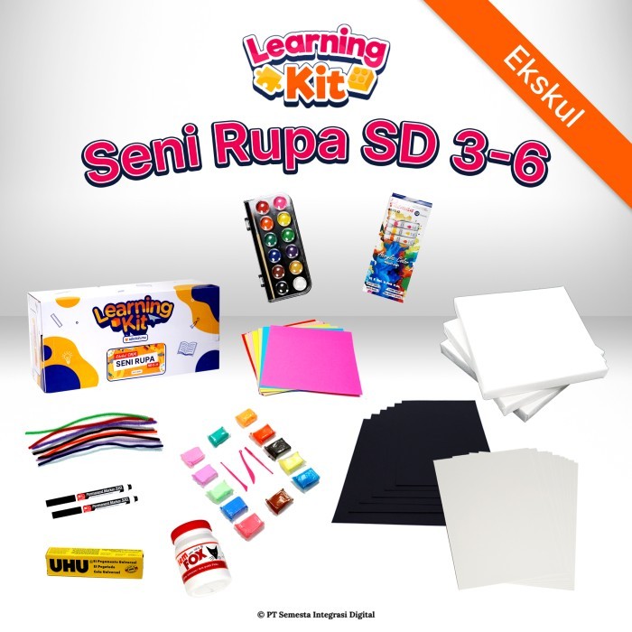 

HOT SALE! Kit Ekskul Seni Rupa SD 3-6