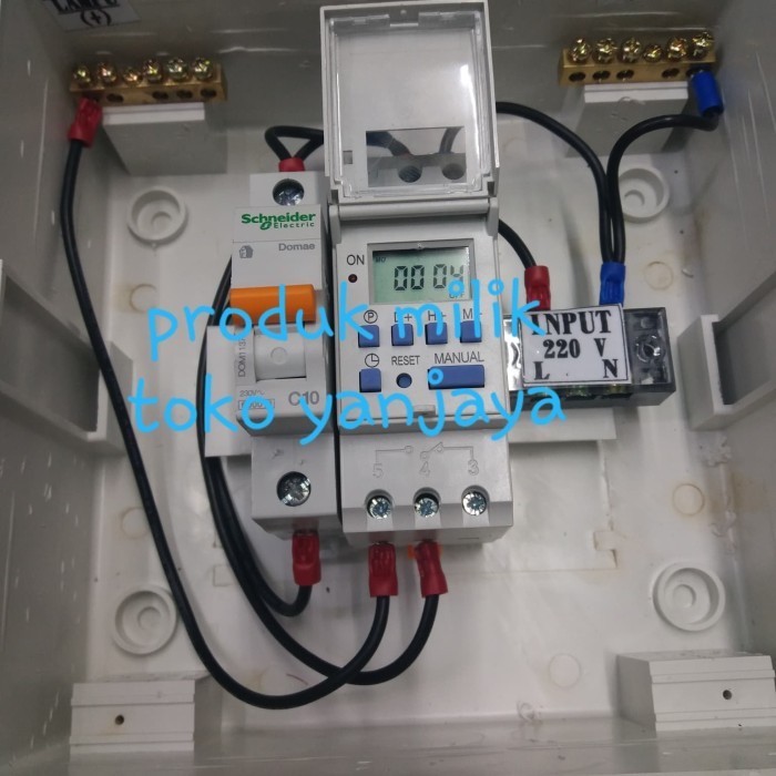 TERLARIS panel timer digital weekly/panel lampu timer digital weekly
