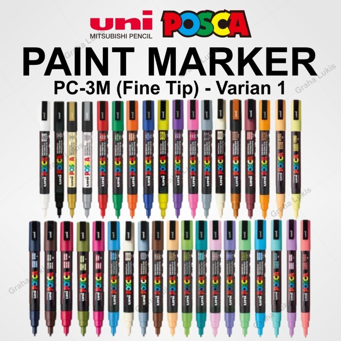 

JUAL Posca PC-3M Marker Pen (Fine Tip)