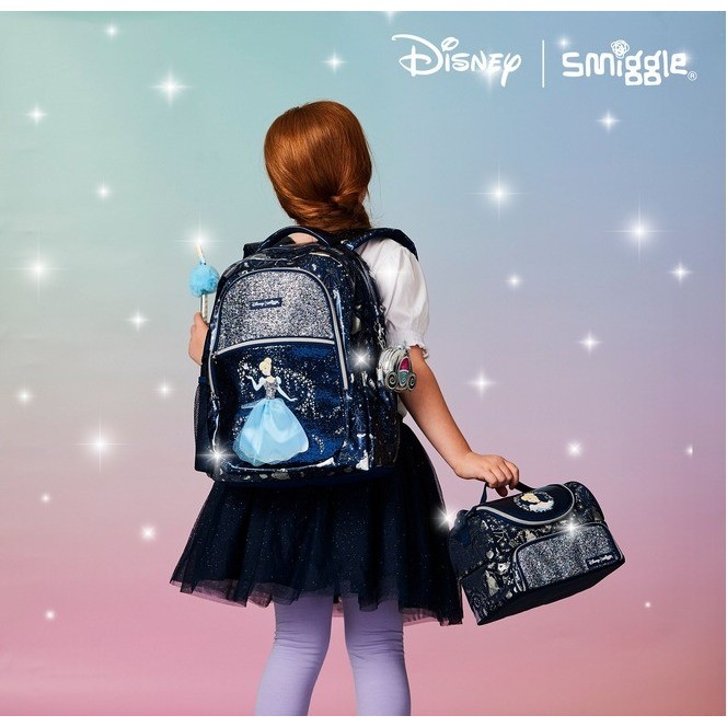 StokTerbatas Tas Ransel Smiggle Disney Cinderella Princess Classic Like Original