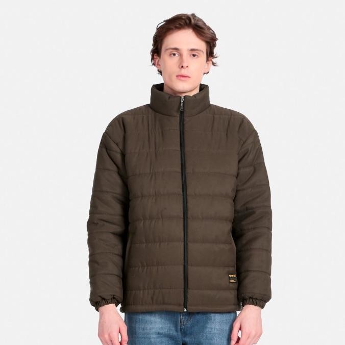 GUTENINC - JACKET GELEMBUNG PRIA BALMON JACKET PUFFER BROWN STOK TERBATAS