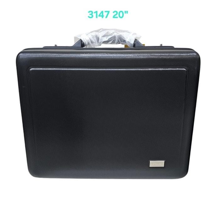 Tas Kantor Briefcase Hardcase President size 20inch Koper Uang